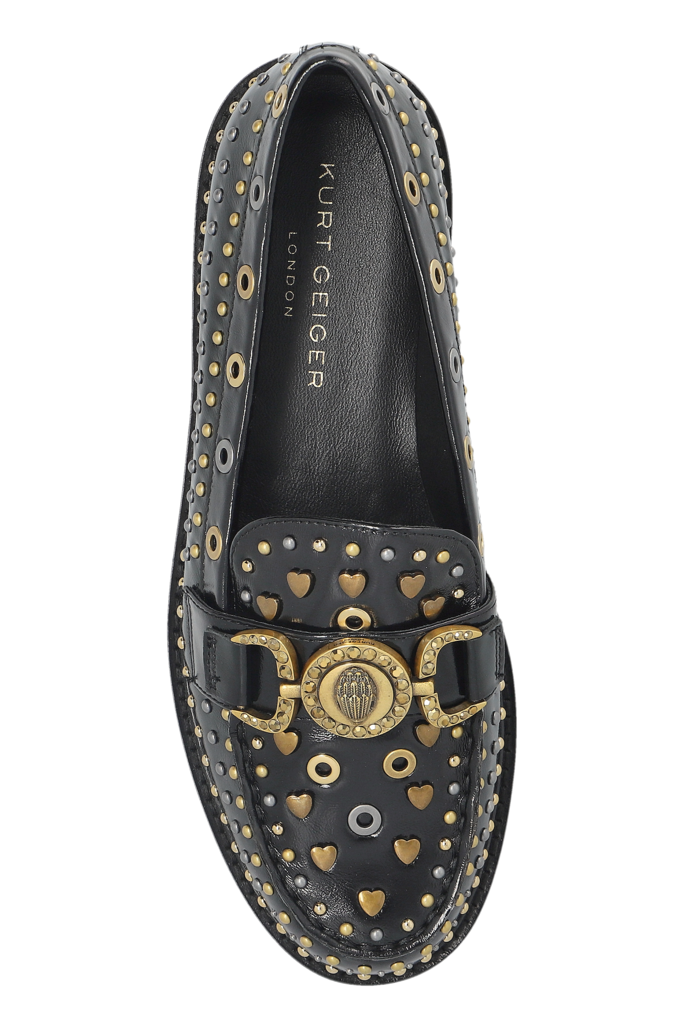 クラシック jkmegaton Czarny Buty `Mansion` typu `loafers` Kurt Geiger - Vitkac Polska